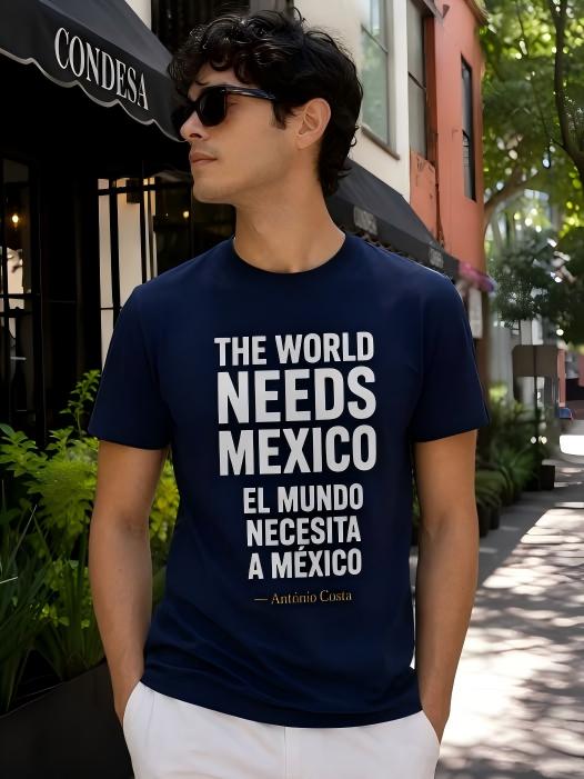 The World NEEDS MEXICO — Camiseta Unisex (Edición Lifestyle)